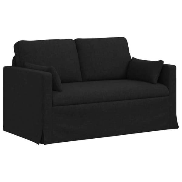 Maison Exclusive - 2-delars soffgrupp i svart tyg