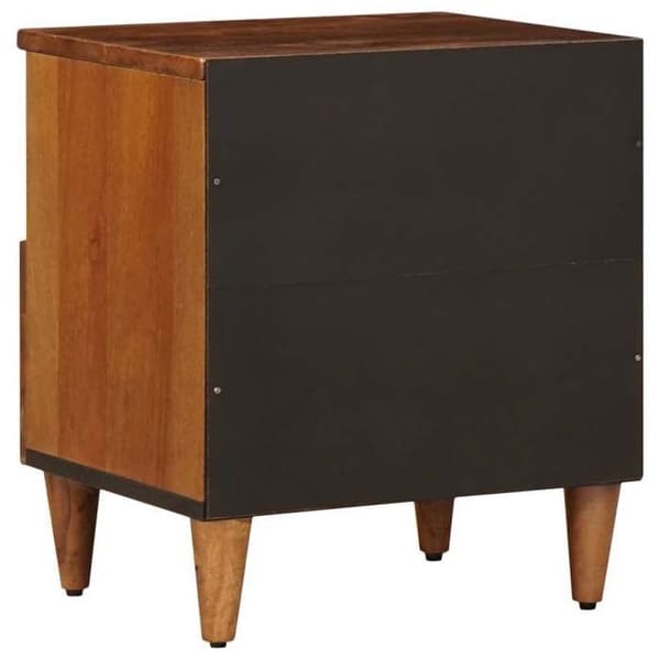 Maison Exclusive - Natbord 2 stk Brun 40 x 33 x 46 cm