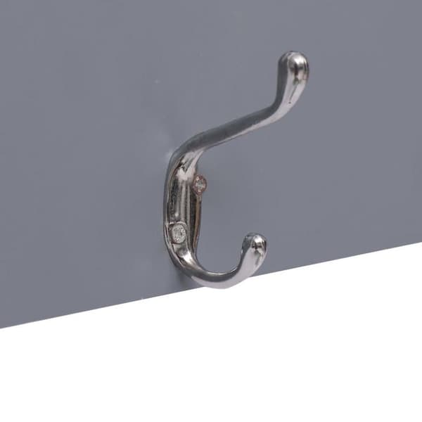 Seinävaatekoukku - TERVETULOA - Leikattu "Tervetuloa" - Harmaa - MDF 74x29,5 cm Grå