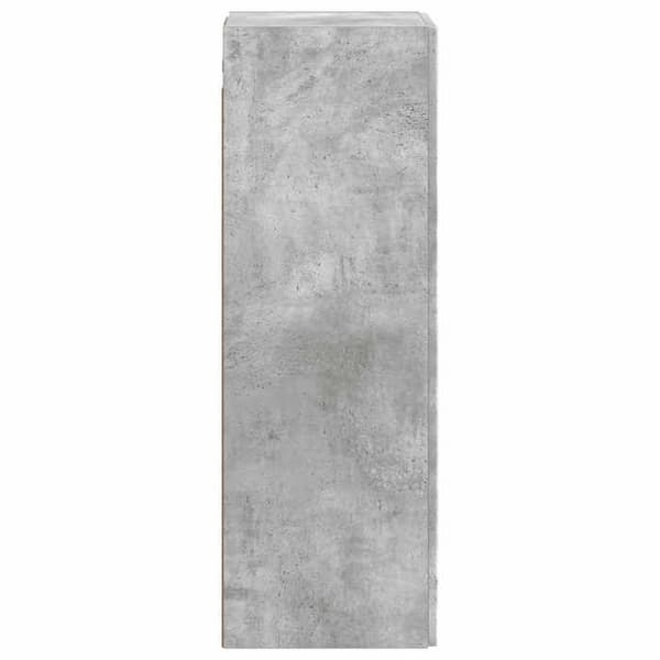 Maison Exclusive - Væghængt Badeværelsesskab Grå Beton 33 x 34,5 x 60 cm