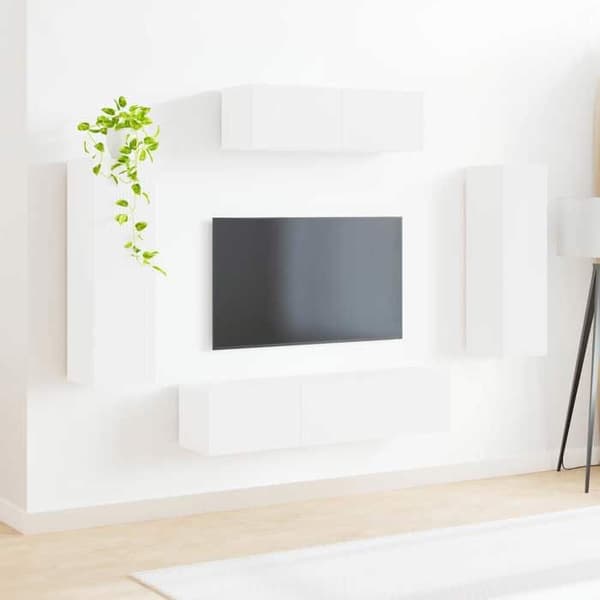 Maison Exclusive - TV Møbel 5 stk Hvid