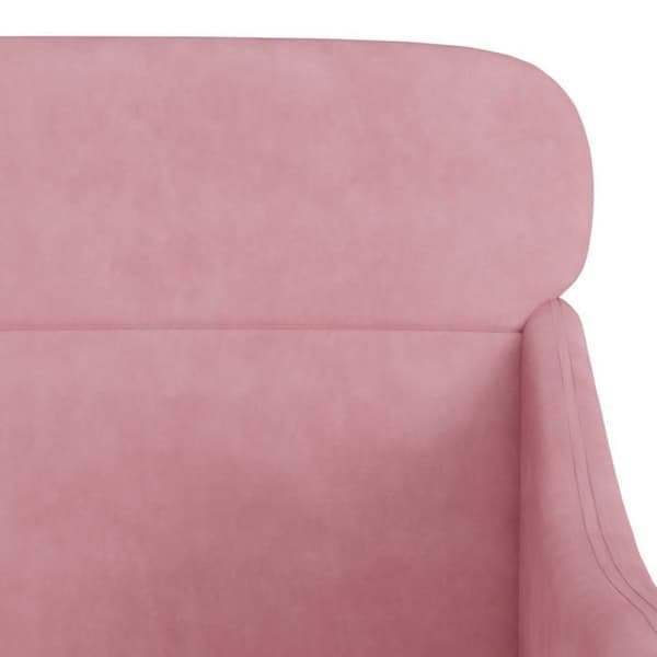 Maison Exclusive - Vaaleanpunainen nojatuoli 63x76x80 cm sametti