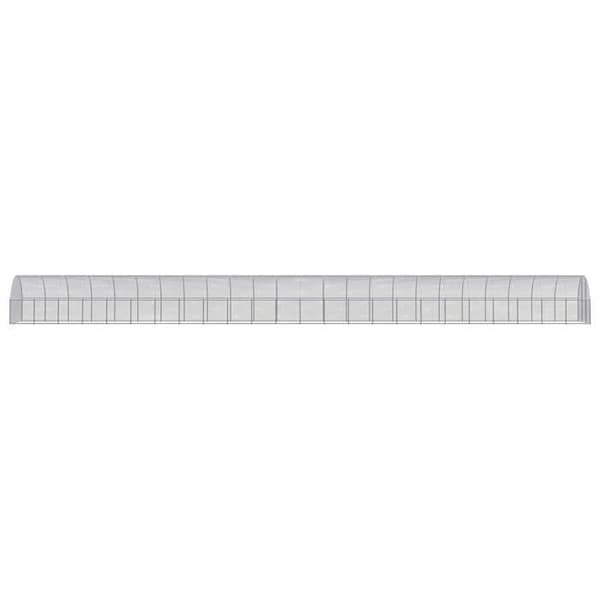 Maison Exclusive - Ulkokanala 3x24x2 m Galvanoitu teräs silver-