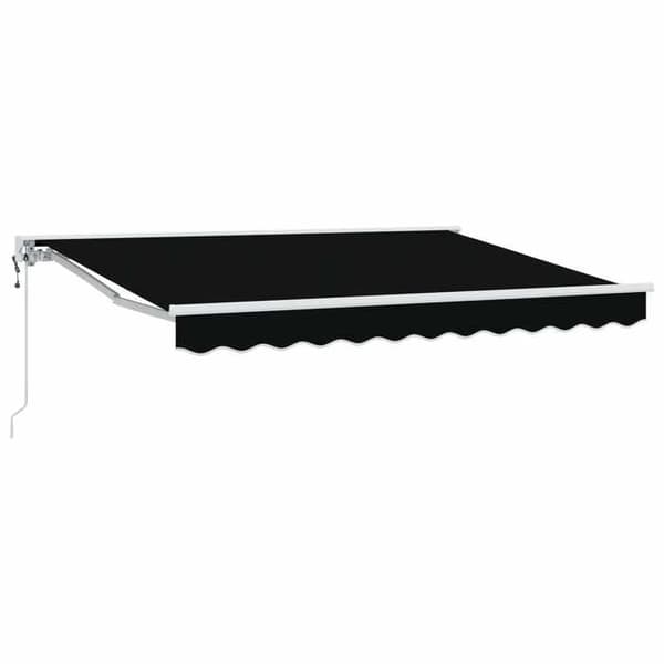 Maison Exclusive - Elektrisk utdragbar markis Svart 3,5 x 2,5 m