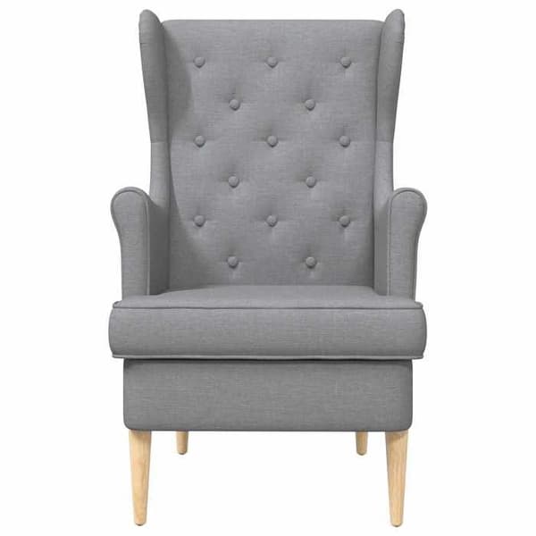 Maison Exclusive - Lysegrå Stol i Stof