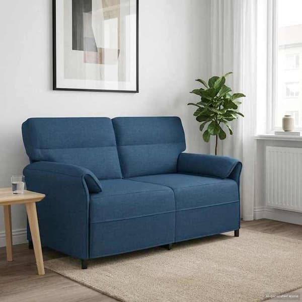 Maison Exclusive - 100 % polyesterista valmistettu sohva, metallirunko, MDF, vaneri