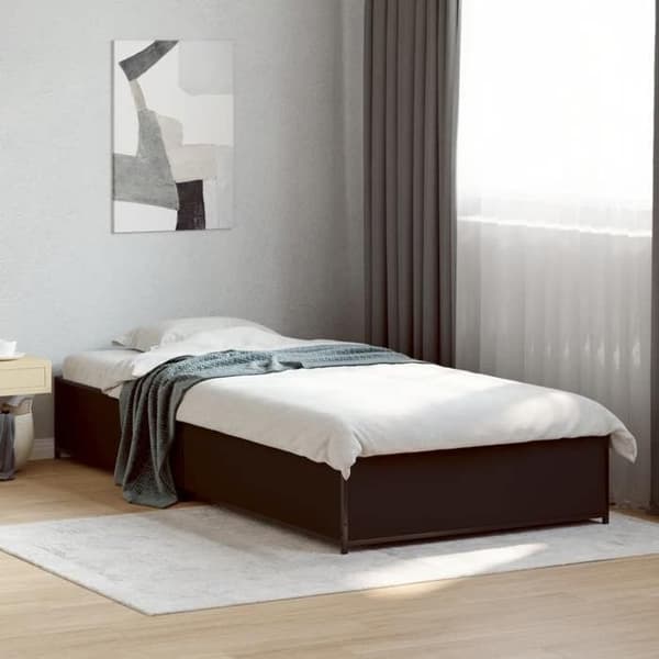 Maison Exclusive - Sengestel uden madras sort 75x190 cm Svart