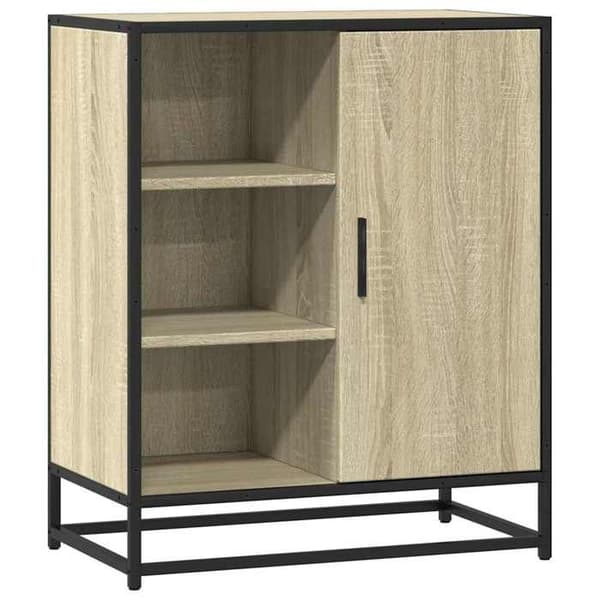 Maison Exclusive - Buffé ek sonoma 62x35x76 cm ingenjörsträ