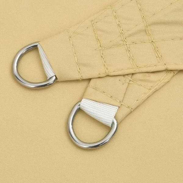Maison Exclusive - Skuggsegel sand 4x4x4 m 100 % polyester oxford