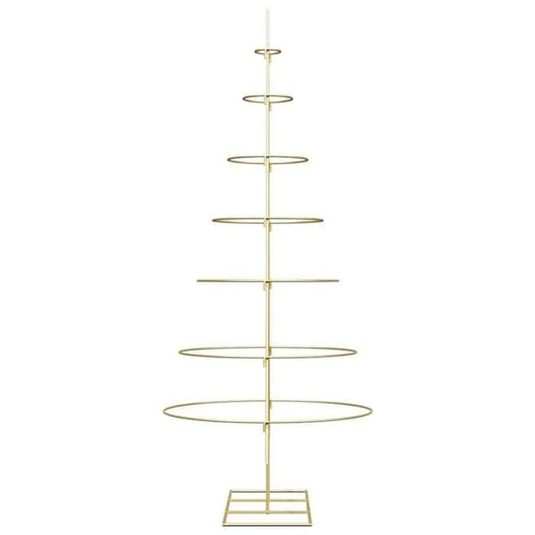 Julgran - EXKLUSIVT HEM - 180 cm - Pulverlackerad stål - Guld - Stabilt stöd ingår gyllene