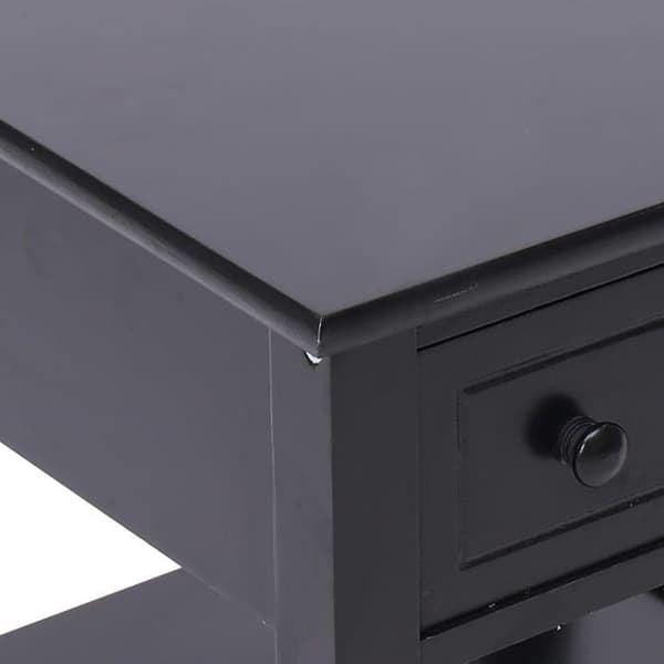 Sideborde - Maison Exclusive - Sort - 40x40x40 cm - 2 skuffer Svart