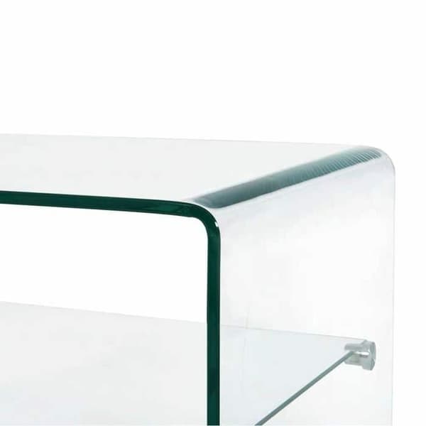 Maison Exclusive - Alustatabletti Clair 50x45x33 cm Karkaistu lasi Transparent