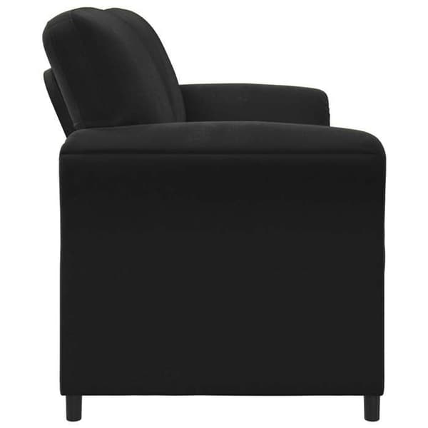 Maison Exclusive - Sofa 2 pladser Sort Velour
