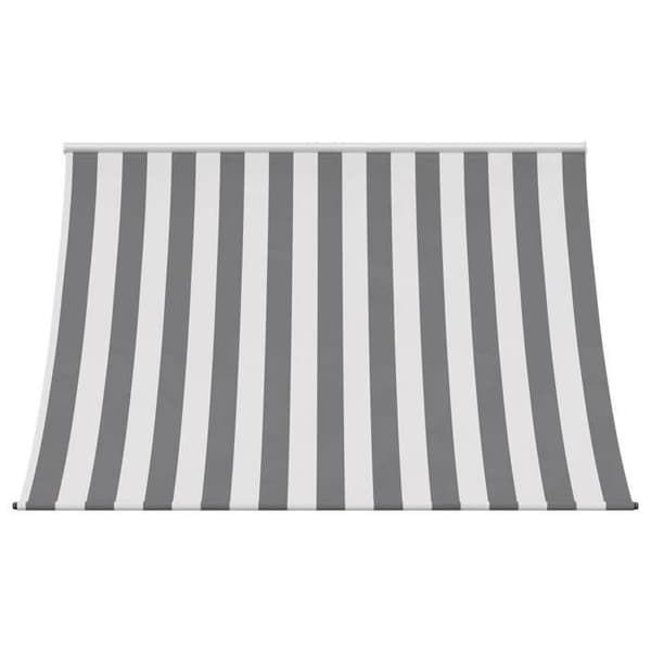 Maison Exclusive - Antracit och vit markis 250 x 150 cm