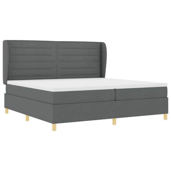 Maison Exclusive - Jousipatja tummanharmaa 200 x 200 cm kangas