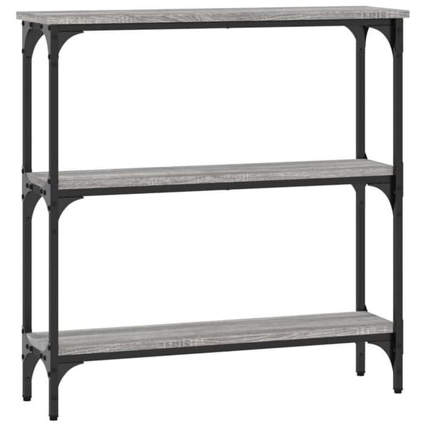 Maison Exclusive - Consolebord sonoma grå 75x22,5x75 cm ingeniørtræ