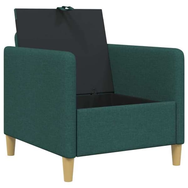 Maison Exclusive - Sohva säilytyksellä Tummanvihreä 72 x 78 x 87 cm Polyesteri
