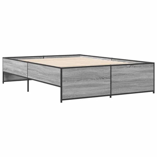 Maison Exclusive - Sengestel uden madras sonoma grå 120x190 cm