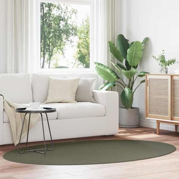 Maison Exclusive - HUARTE-matto, metsänvihreä, 140 x 200 cm, 100 % polyesteri