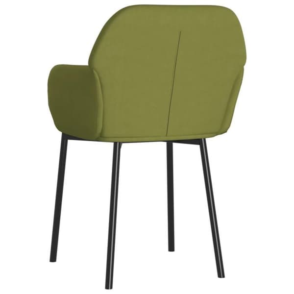 Maison Exclusive - Matstolar set om 2 Ljusgrön Sammet