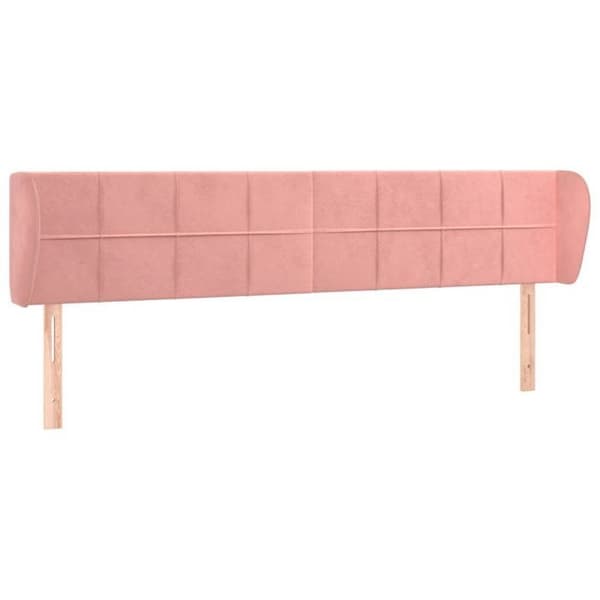 Hovedgærde - Eksklusivt hus - Rosa velour - Træben - Justerbar højde Ros