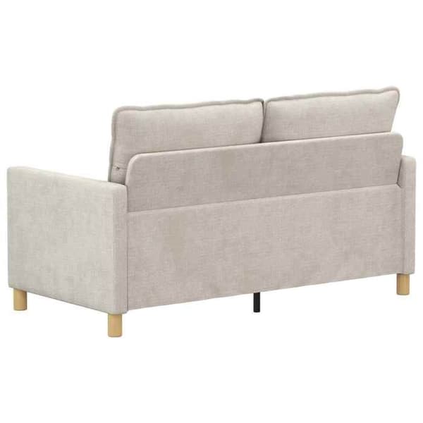 Maison Exclusive - Soffa Creme 156 x 81 x 87,5 cm Polyester Grädde