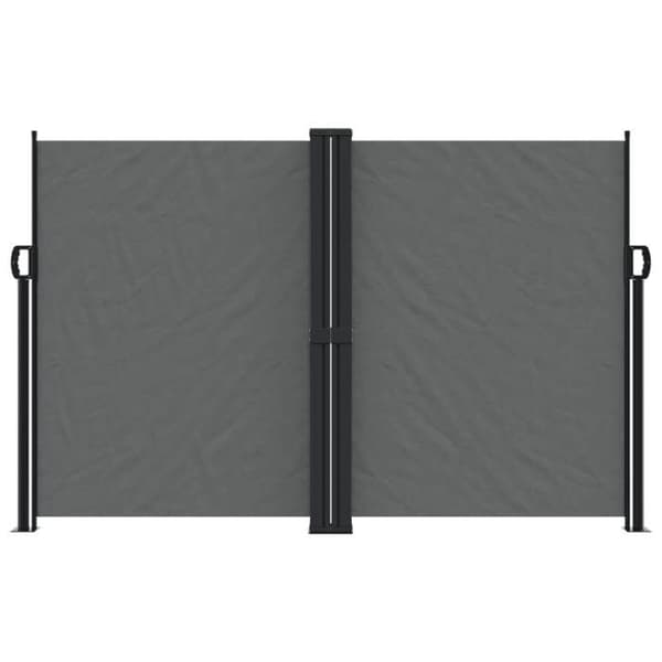 Maison Exclusive - Retractable sidokåpa antracit 160x1200 cm