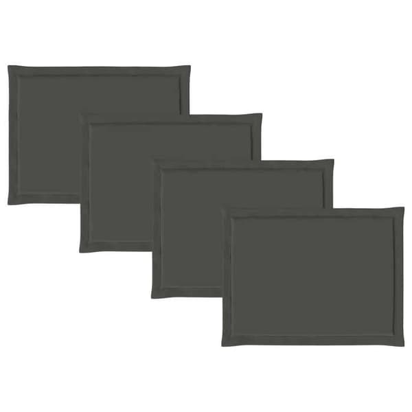 Maison Exclusive - Sittkuddar 4 st Polyester Antracit 47 x 36 x 2 cm