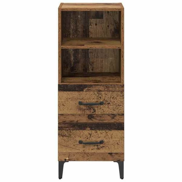 Buffé - EXKLUSIVT HUS - 34 x 34,5 x 90 cm - Ingenjörsträ - Nutida - Brun