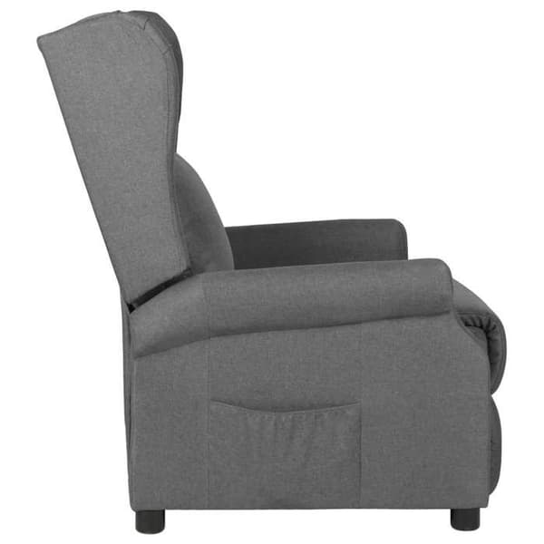 Maison Exclusive - Lätt grå recliner i tyg