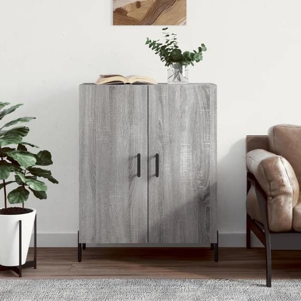 Maison Exclusive - Buffé Sonoma Grå 69,5x34x90 cm Ingenjörsträ