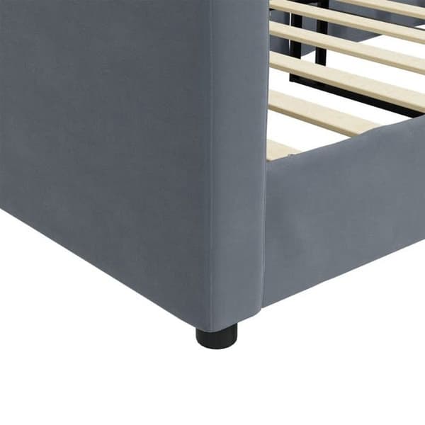 Maison Exclusive - Mörkgrå vilobädd 80x200 cm sammet