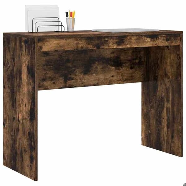 Maison Exclusive - Kontor Ek rökig 100 x 40 x 76 cm Rökt ek