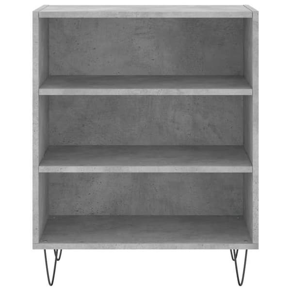 Maison Exclusive - Betonggrå buffé 57x35x70 cm ingenjörsträ