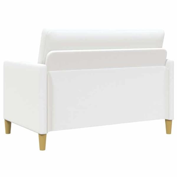Maison Exclusive - Soffa med förvaring Vit 122 x 78 x 87 cm Polyester