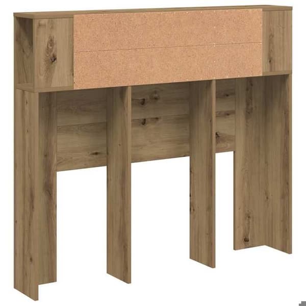 Maison Exclusive - Håndlavet egetræ senghovedgærde 120x19x104,5 cm