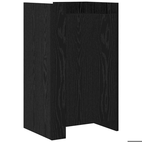 Maison Exclusive - Buffet Sort egetræ 45 x 35 x 75 cm