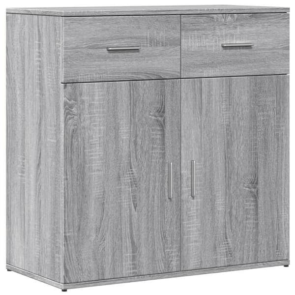 Maison Exclusive - Buffé Sonoma Grå 79x38x80 cm Ingenjörsträ