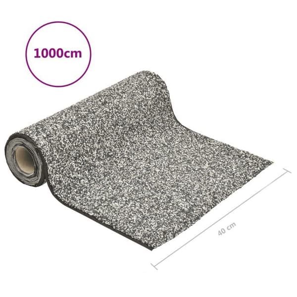 Stenbelægning - Eksklusivt Hus - Grå - 1000 x 40 cm - 4,5 mm (non-vævet PP, sikker lim) grå