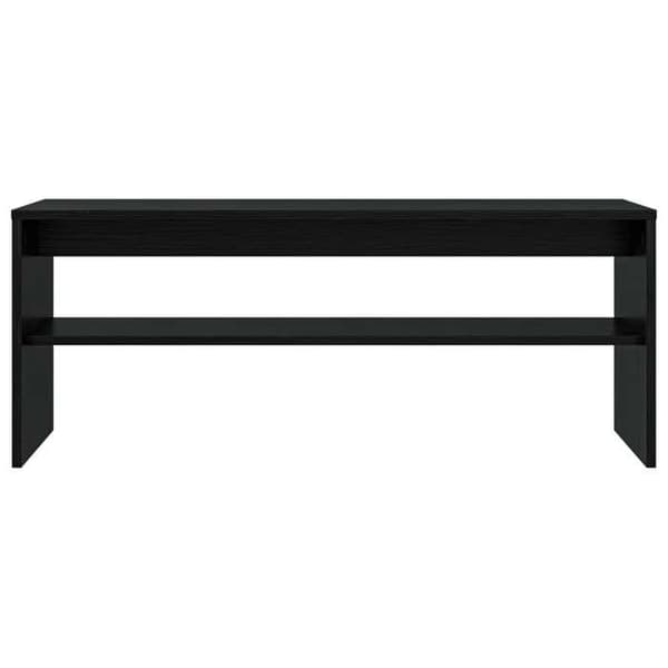Maison Exclusive - TV-møbel 100 x 30 x 40 cm Sort eg Ingeniørtræ