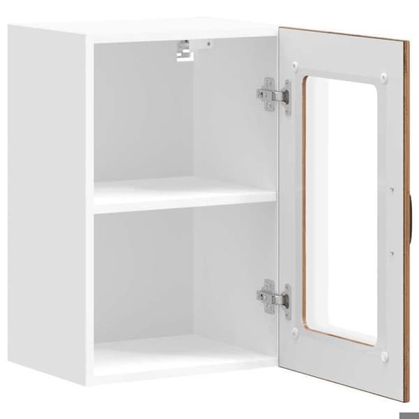 Maison Exclusive - Köksskåp med glasdörr Lucca gammalt trä