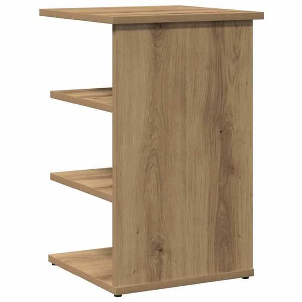 Maison Exclusive - Buffé i ek, hantverk 35x35x55 cm, ingenjörsträ. Ek