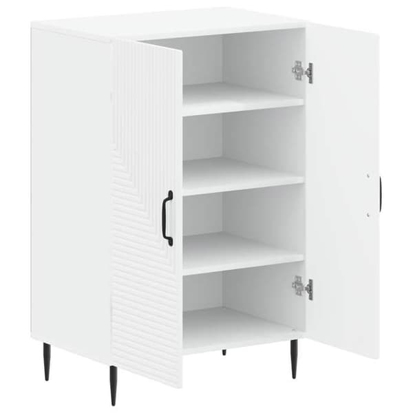 Maison Exclusive - Skoskåp HAARLEM 59,5 x 39,5 x 89,5 cm Vit Vit