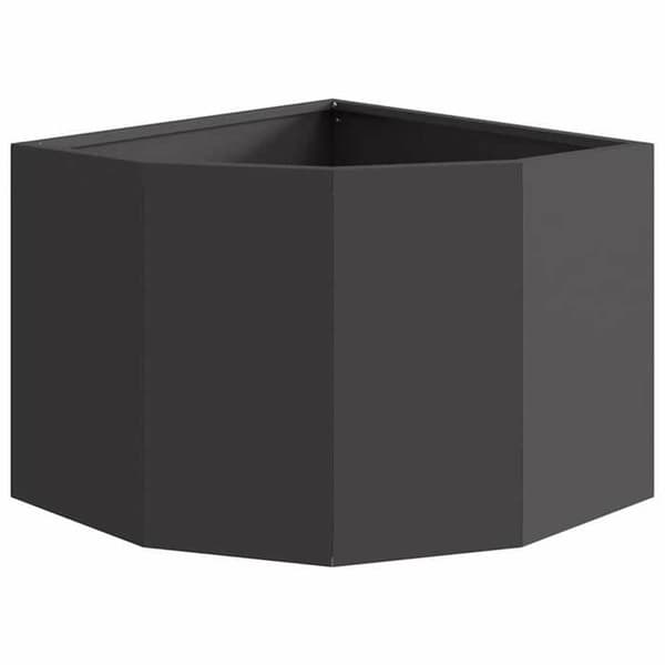 Maison Exclusive - Sort Hjørnekrukke 45 x 45 x 35 cm Stål