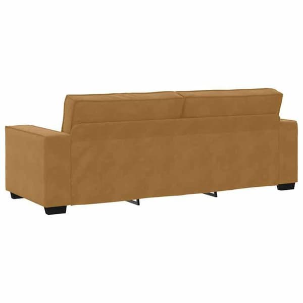 Maison Exclusive - 3-paikkainen sohva, ruskea 220x78x84 cm, sametti brun