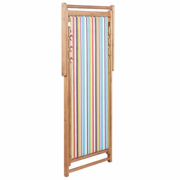 Maison Exclusive - Foldestol i stof med multicolor træstruktur Multifärgad (multifärgad trästruktu