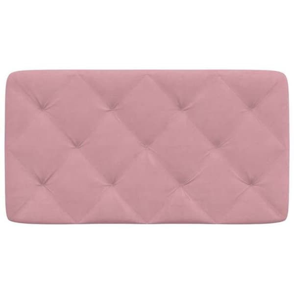 Maison Exclusive - Rosa sänggavelkudde 90 cm sammet
