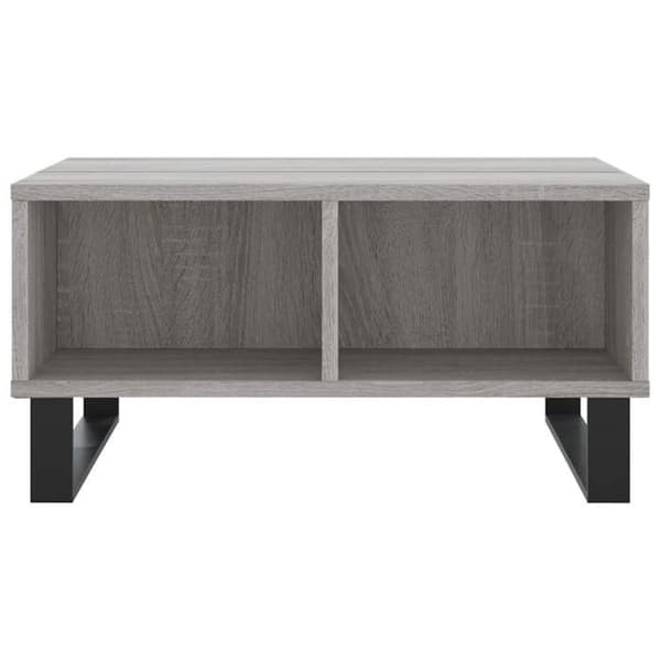 Maison Exclusive - Soffbord sonoma grå 60x60x30 cm ingenjörsträ