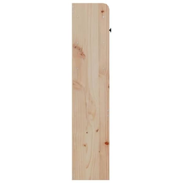 Maison Exclusive - Sänggavel med förvaring 100 cm massiv furu