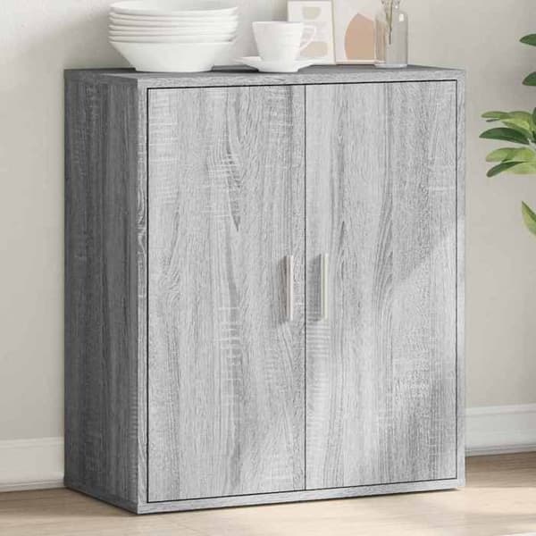 Maison Exclusive - Buffet sonoma grå 79x38x80 cm ingeniørtræ